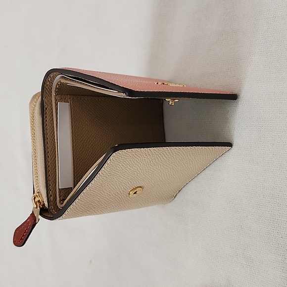 NWT Coach Colorblock Small Tri-Fold Wallet - Picture 6 of 16
